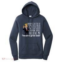 Your A Great Sister Donald Trump Women's Hoodie thumb 0