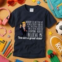 Your A Great Sister Donald Trump Kids T-Shirt thumb 3
