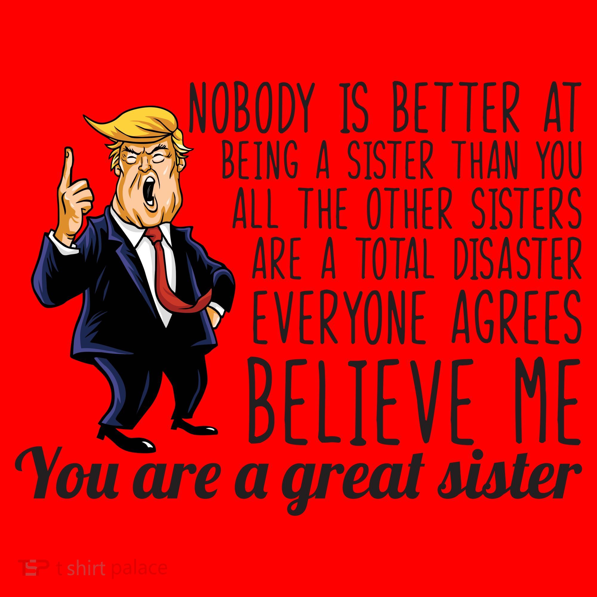 Your A Great Sister Donald Trump Santa Hat