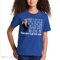Your A Great Son Donald Trump Kids T-Shirt thumb 2