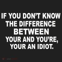 Your and You're Your an Idiot Women's Sweatshirt thumb 2