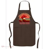 Your Crazy Is Showing Funny Rooster Apron thumb 0