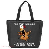 Your Crazy Is Showing Tuck That Back In Tote Bag thumb 0