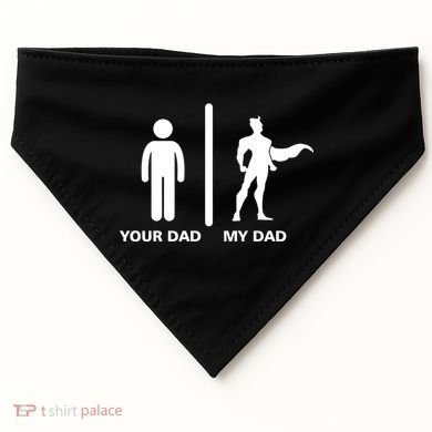 Your Dad My Superhero Dad USA-Made Doggie Bandana