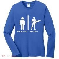 Your Dad My Superhero Dad Women's Long Sleeve Shirt thumb 0