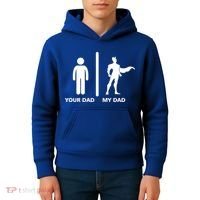 Your Dad My Superhero Dad Kids Hoodie thumb 4