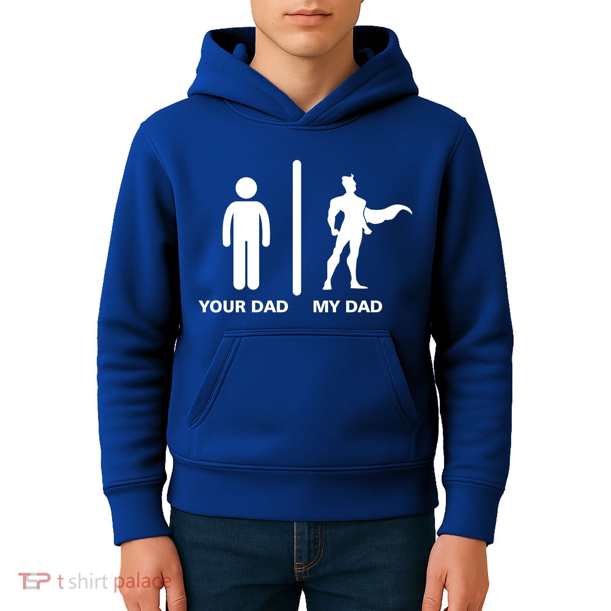 Your Dad My Superhero Dad Kids Hoodie