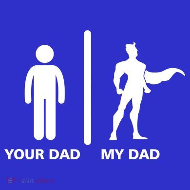 Your Dad My Superhero Dad Kids Long Sleeve Shirt