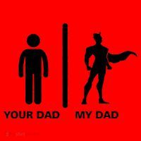 Your Dad My Superhero Dad Santa Hat thumb 1
