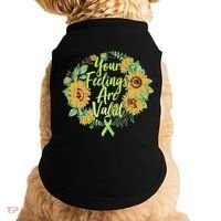 Your Feelings Are Valid Mental Health Awareness Doggie Tank thumb 0