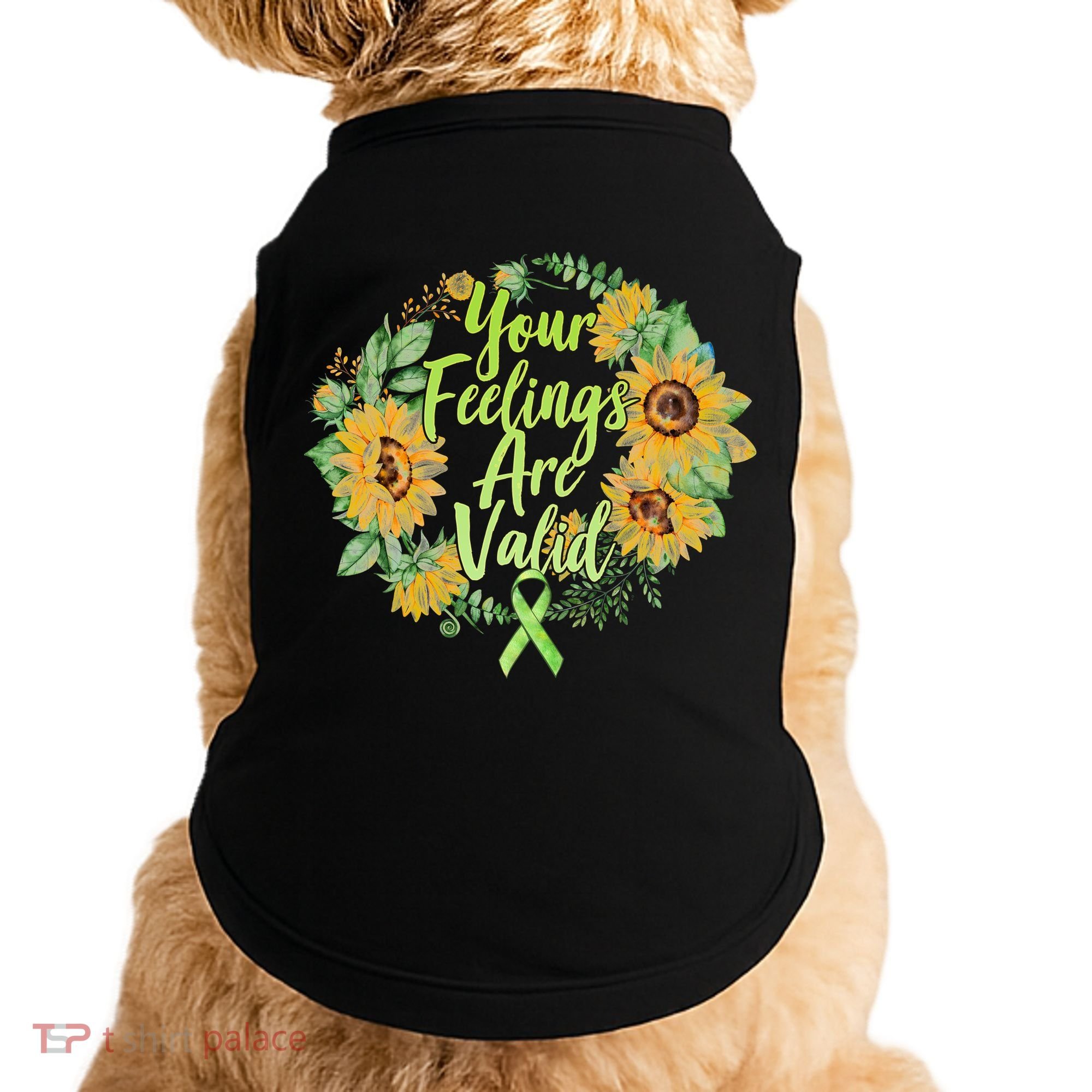 Your Feelings Are Valid Mental Health Awareness Doggie Tank