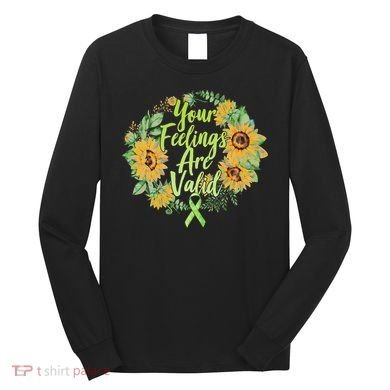 Your Feelings Are Valid Mental Health Awareness Long Sleeve Shirt