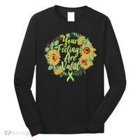 Your Feelings Are Valid Mental Health Awareness Long Sleeve Shirt thumb 0