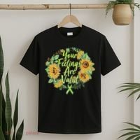 Your Feelings Are Valid Mental Health Awareness T-Shirt thumb 2
