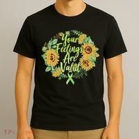 Your Feelings Are Valid Mental Health Awareness T-Shirt thumb 3