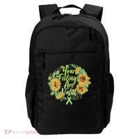 Your Feelings Are Valid Mental Health Awareness Backpack thumb 0