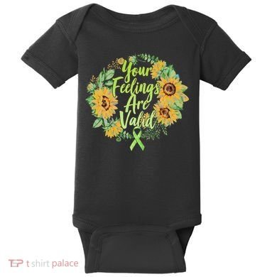 Your Feelings Are Valid Mental Health Awareness Baby Bodysuit