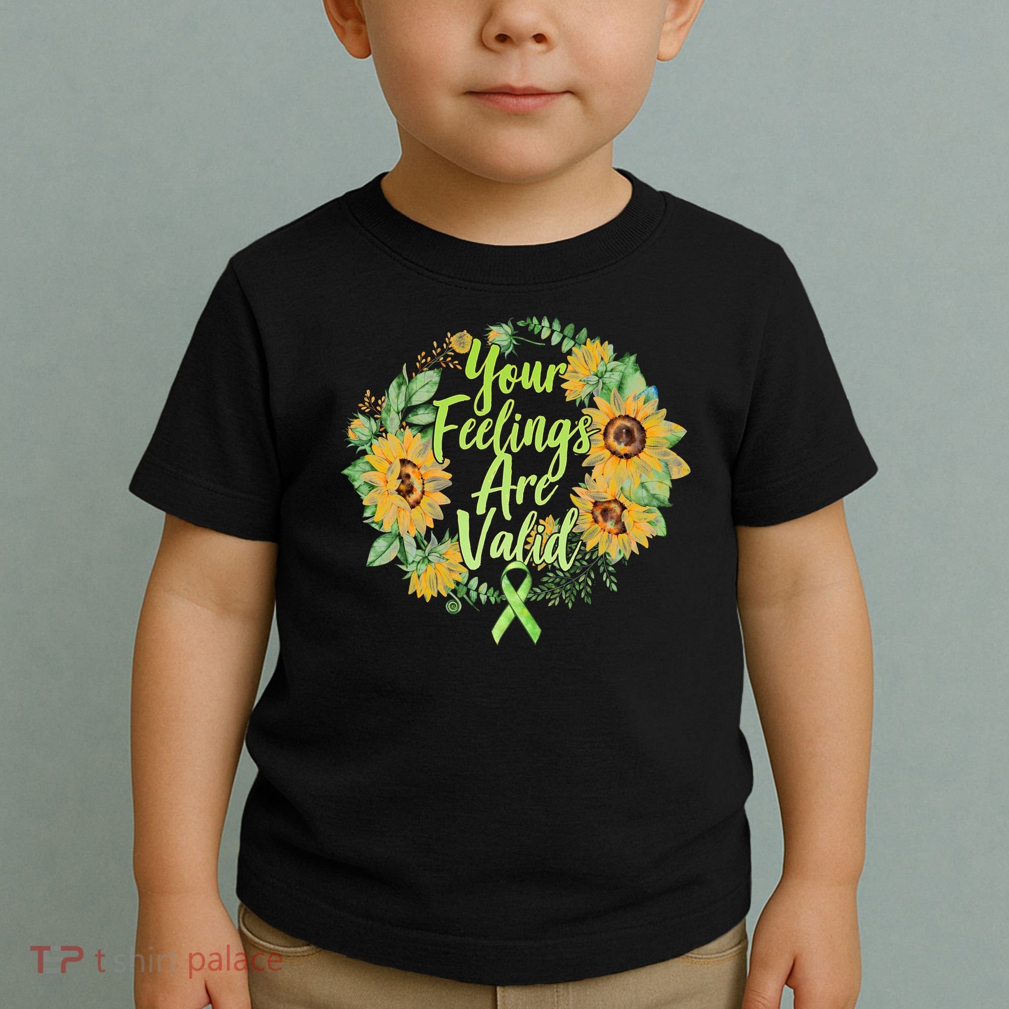 Your Feelings Are Valid Mental Health Awareness Toddler T-Shirt