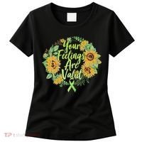 Your Feelings Are Valid Mental Health Awareness Women's T-Shirt thumb 0