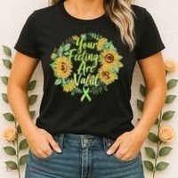 Your Feelings Are Valid Mental Health Awareness Women's T-Shirt thumb 2