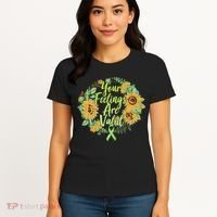 Your Feelings Are Valid Mental Health Awareness Women's T-Shirt thumb 4