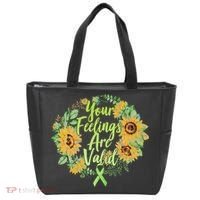 Your Feelings Are Valid Mental Health Awareness Tote Bag thumb 0