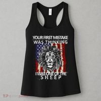 Your First Mistake Was Thinking I Was One Of The Sheep Women's Tank Top thumb 3