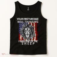 Your First Mistake Was Thinking I Was One Of The Sheep Tank Top thumb 2