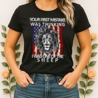 Your First Mistake Was Thinking I Was One Of The Sheep Women's T-Shirt thumb 2