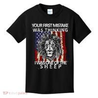 Your First Mistake Was Thinking I Was One Of The Sheep Kids T-Shirt thumb 0