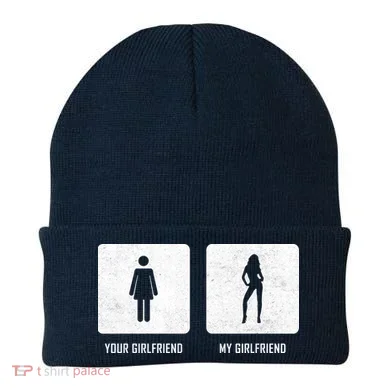 Your Girlfriend My Girlfriend Beanie