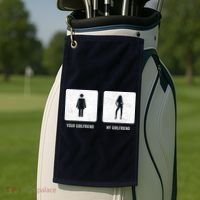 Your Girlfriend My Girlfriend  Golf Towel thumb 2