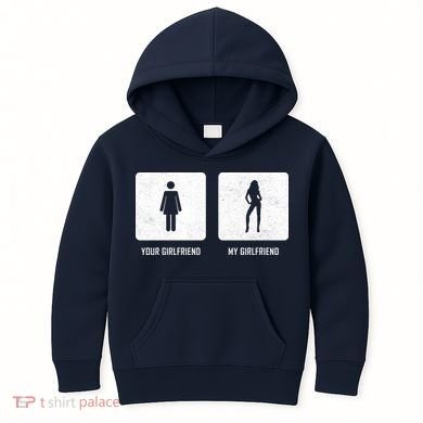 Your Girlfriend My Girlfriend  Kids Hoodie
