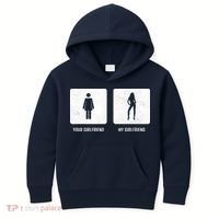 Your Girlfriend My Girlfriend  Kids Hoodie thumb 0