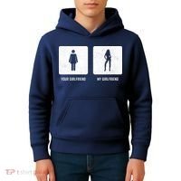 Your Girlfriend My Girlfriend  Kids Hoodie thumb 4