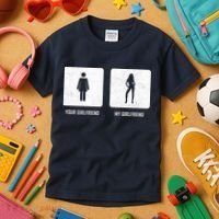 Your Girlfriend My Girlfriend  Kids T-Shirt thumb 3