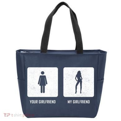 Your Girlfriend My Girlfriend  Tote Bag
