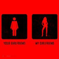 Your Girlfriend My Girlfriend  Santa Hat thumb 1