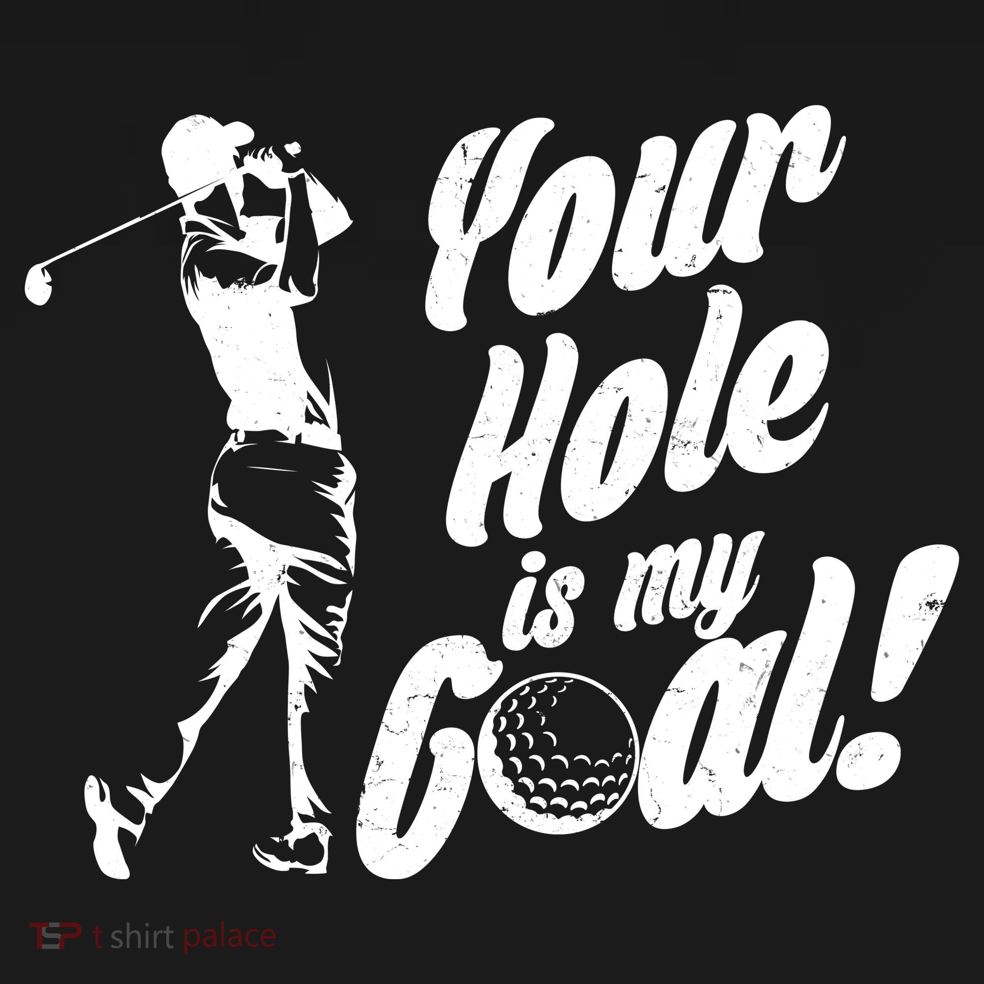 Your Hole Is My Goal! Funny Golfing Coaster