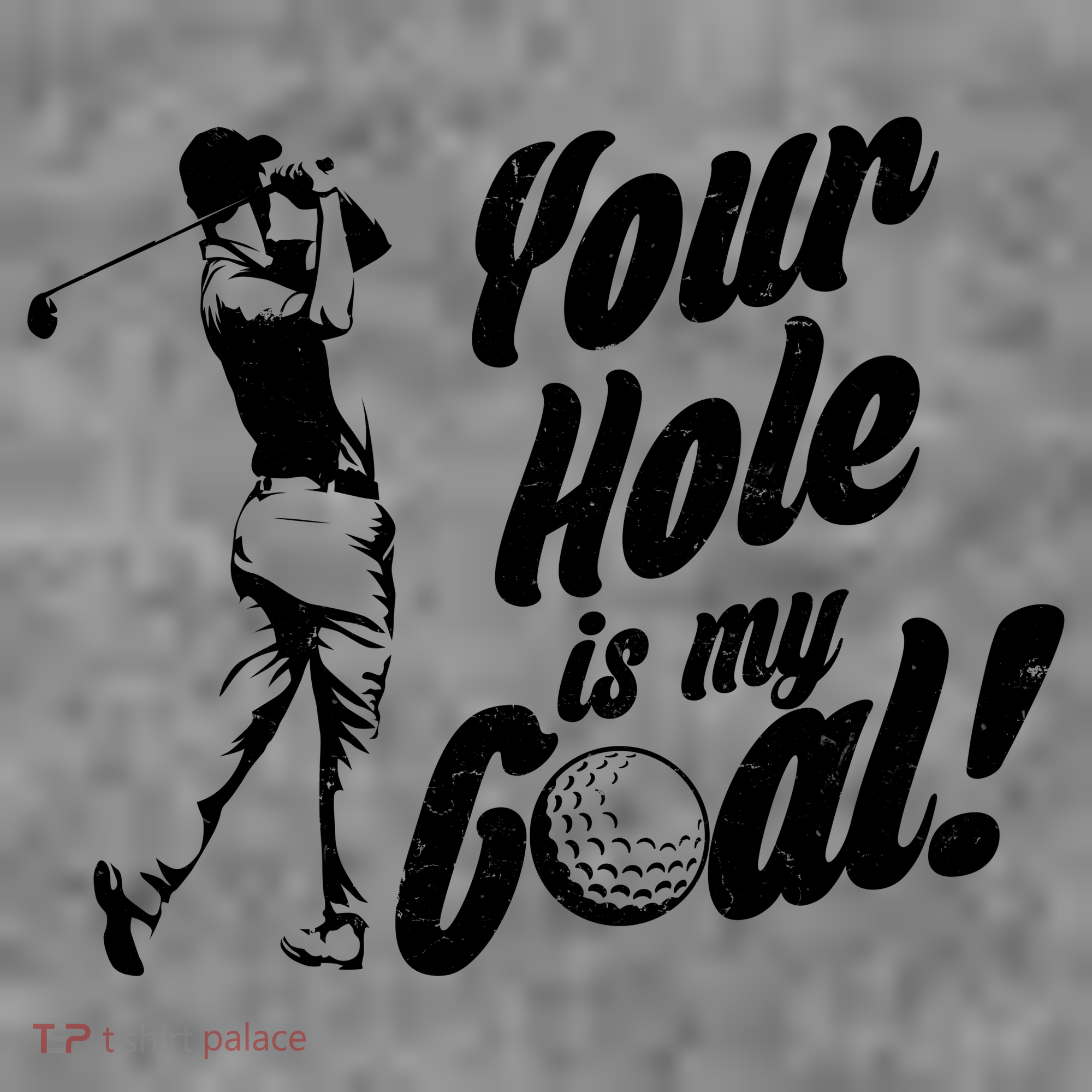 Your Hole Is My Goal! Funny Golfing Women's Hoodie