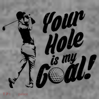 Your Hole Is My Goal! Funny Golfing Women's Tank Top thumb 5