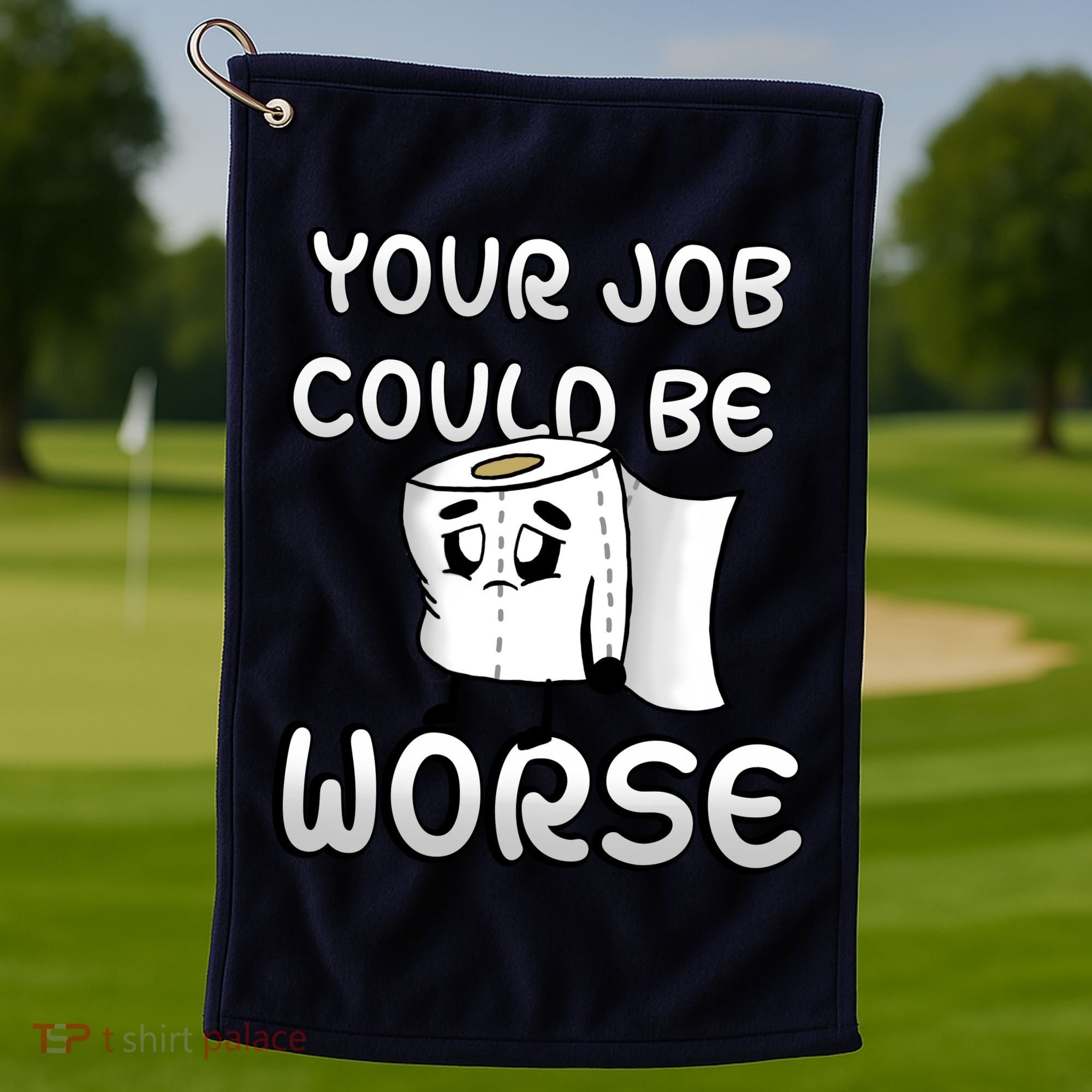 Your Job Could Be Worse Golf Towel