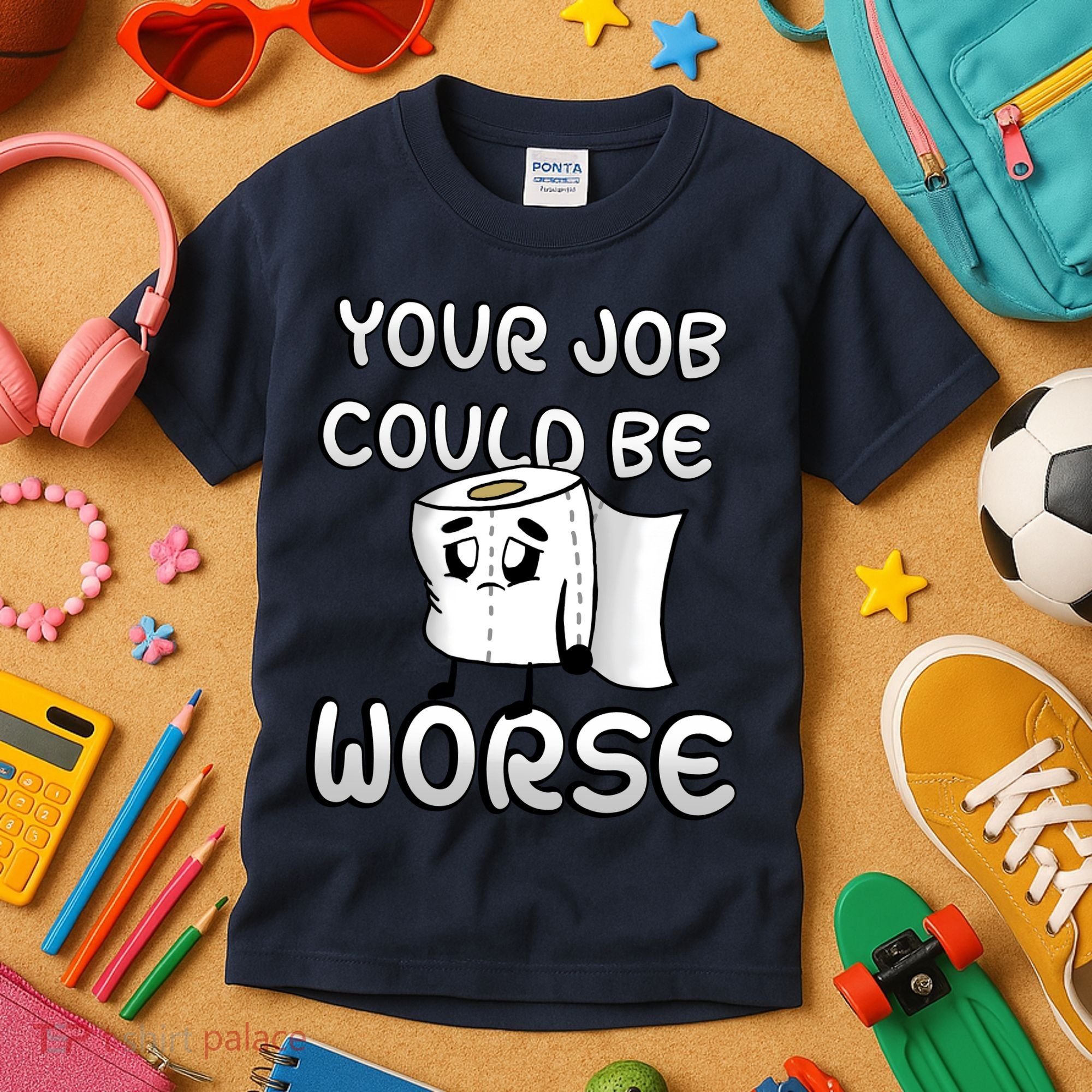 Your Job Could Be Worse Kids T-Shirt