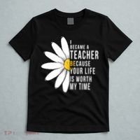 Your Life Is Worth My Time Inspiring Teacher T-Shirt thumb 5