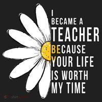 Your Life Is Worth My Time Inspiring Teacher Beanie thumb 2