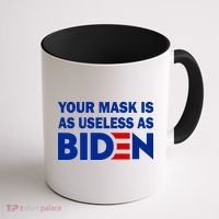Your Mask Is As Useless As Biden Coffee Mug thumb 1