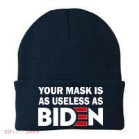 Your Mask Is As Useless As Biden Beanie thumb 0