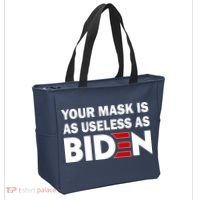 Your Mask Is As Useless As Biden Tote Bag thumb 2
