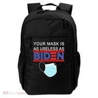 Your Mask Is As Useless As Biden Pro Trump Backpack thumb 0