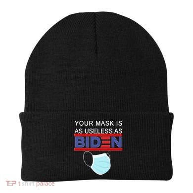 Your Mask Is As Useless As Biden Pro Trump Beanie